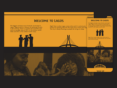 Welcome to Lagos Responsive Website african app branding clean contrast design icons lagos minimal mobile app mobile app design mobile design mobile ui nigeria responsive responsive website ui ui design uiux website