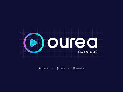Ourea Services Approved Logo Design branding design flat icon illustration logo ui