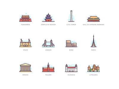 World Architecture Mbe Style Icon icon mbe sketch ui