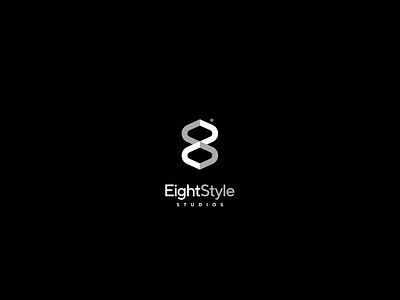 eight style architecture architecture design brand clean identity illusion interion logo logotype minimal modern modern logo monogram number optical simple symbol type