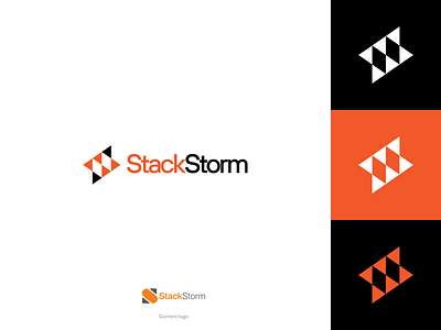StackStorm redesign branding design illustration logo logotype minimal simple type typography ui