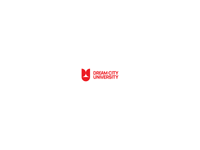 Dream City University branding design illustration logo logotype minimal simple type typography ui