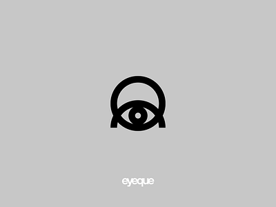 eyeque branding design illustration logo logotype minimal simple type typography ui