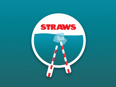 Straws - The spooky style die cut eco friend jaws movie shark sharks starbucks sticker straw