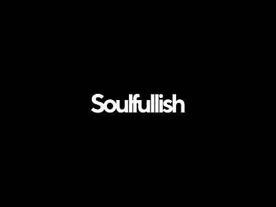 Soulfullish design funk kern logo logotype minimal music music player production simple soul souls type typography