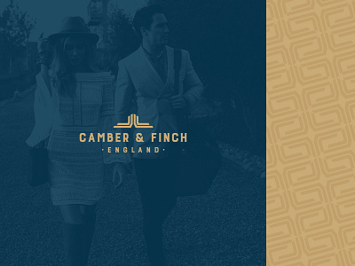 Camber & Finch brand brand design branding c england f fashion fashion brand icon logo logo design logotype minimal pattern symbol type typography ui ux