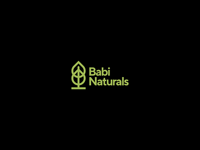 Babi Naturals apple b bn brand concept design development drop green grow leaf logo logo design monogram n pine simple symbol ui water