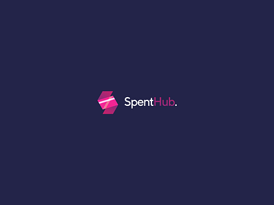SpentHub app card cash management money money app monogram platform s transfer typography web