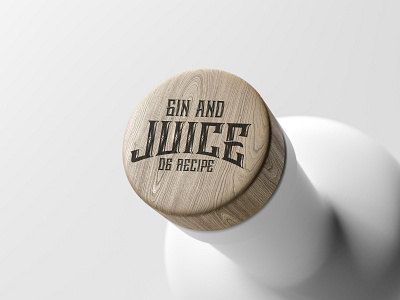 Gin and Juice design dogg label logo logo design music packaging product rap snoop typography