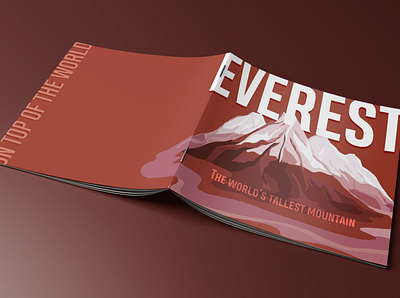 Everest catalog catalog design everest illustration illustrator magazine mount photoshop product vector