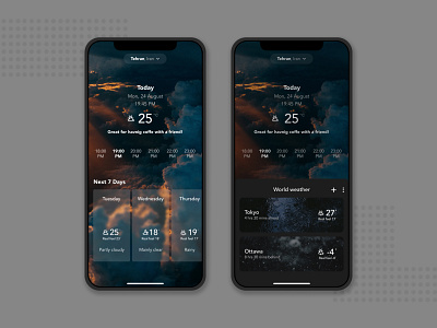 Weather App Design