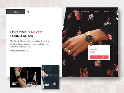 ⏰ Watch Shop 🤩 branding buy clean ui concept daily ui design ecommerce interface landing page minimal online shopping photo product design shopping store ui watch watches webdesign website