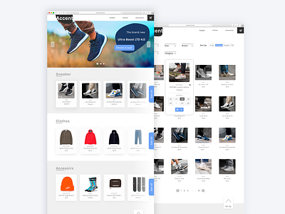 Lifestyle Webshop adobe photoshop adobe xd design flat minimal simple ui ux web webshop website