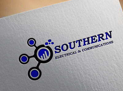 electrical and communications Logo design illustration logo logo design logo illustration