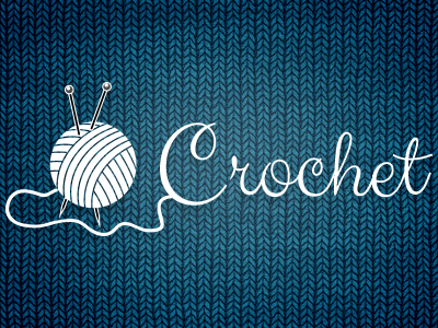 Crochet clew croshet logo needle wool