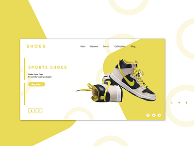 Shoe Ux Design design ui ux uxui web