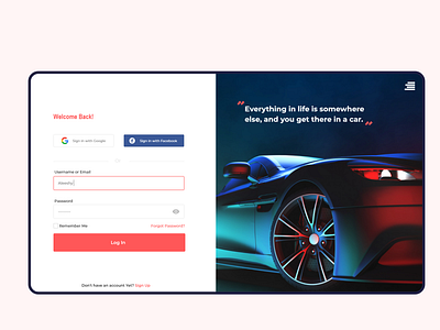 Car Own | Daily UI Challenge branding car design travel uxui web