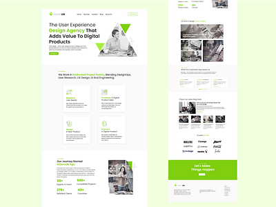 UX Agency - Homepage Design