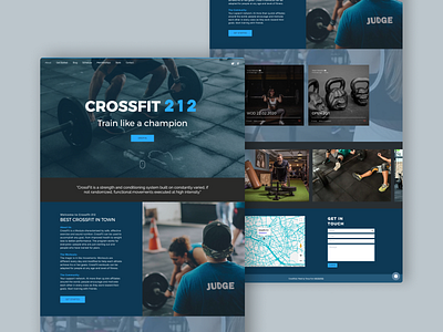 CrossFit 212 website concept