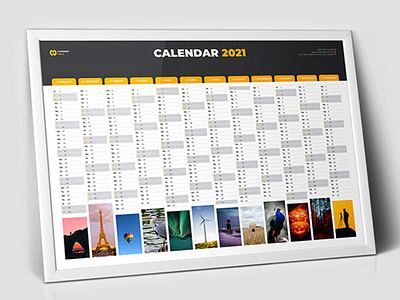 Calendar 2022 (update) 2022 calendar 2022 wall calendar branding business calendar company corporate creative deco desk calendar green landscape calendar landscape calendar 2021 minimalist monday month office photo planner print