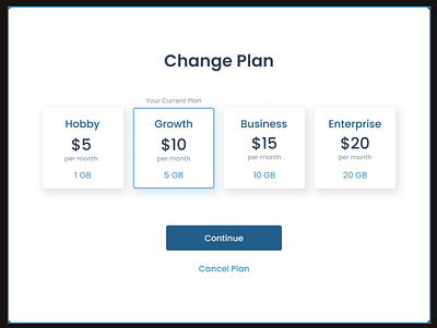 Price Plans on the website price pricing pricing page pricing plan