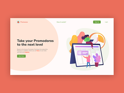 Promodoro Landing Page