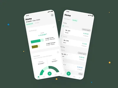 Accounting application accounting accounting application data visualization design flat green information architecture minimal mobile mobile app mobile application ui ui design ui ux uidesign uiux ux ux design uxdesing