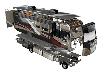 Winnebago Cutaway Render