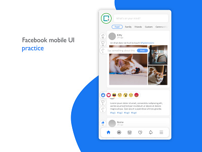 Facebook mobile UI practice design facebook mobile ui practice ui ui design ux