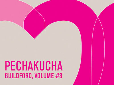 Pecha Kucha - Love Edition pecha kucha pink poster typography