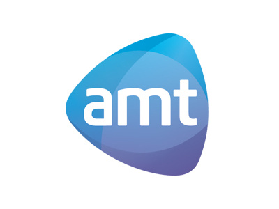 New Brand for AMT brand identity logo