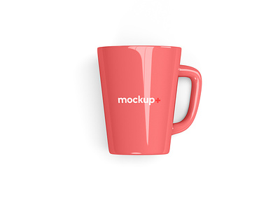 Free Ceramic Coffee Mug PSD Mockup