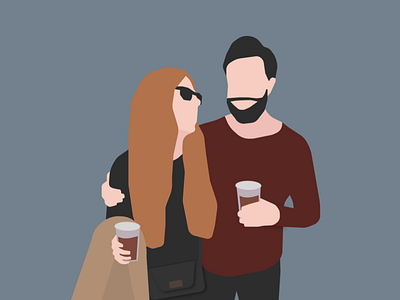 Concert vibes concert couple illustration love music