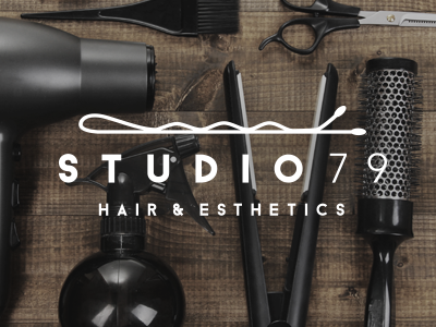 Studio 79 Branding branding esthetics hair hair studio hair studio branding salon salon branding