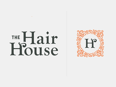 The Hair House branding graphic design hair hair salon hair salon branding salon typography