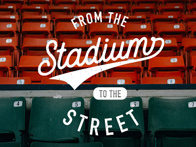 Stadium to street american flag fashion fashion design new york fashion ny nyc shopify sports typography vintage vintage typography