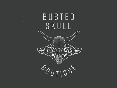 Busted Skull Brand branding clothing fashion floral flowers lifestyle lifestyle brand shopify skull tattoo typography