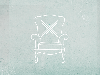 Take a seat brand assets brand elements branding chair furniture identity illustration illustration art leftovers line illustration texture