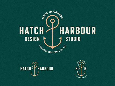 Hatch & Harbour refresh ampersand anchor branding branding agency branding and identity icon identity illustration logo logo design rebrand