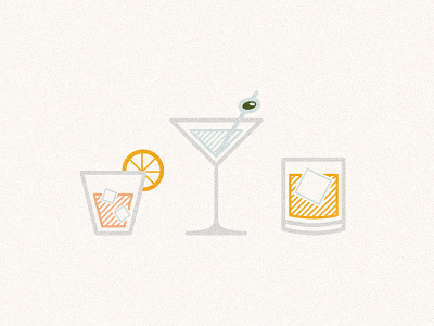drinky poo drink icon drinks gin icon icons identity illustration martini packaging design vodka whiskey