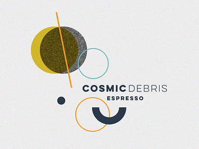 Cosmic Debris branding coffee coffee bag coffee branding design espresso identity packaging texture