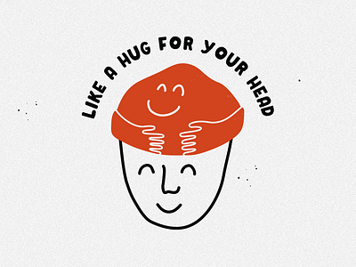 Hug for your head - Krochet Kids apparel apparel design apparel graphics illustration illustration art illustrator ipad pro t shirt design t shirt illustration