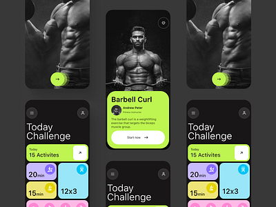 Stay organized and on track with our workout schedule app! 📅💪 daily ui ui uiux ux