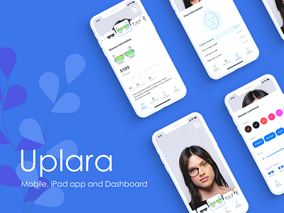 Uplara concept app - Mobile, iPad and Dashboard