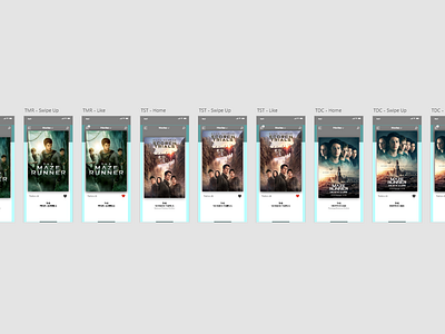 Movie App Design app design illustration ui ux