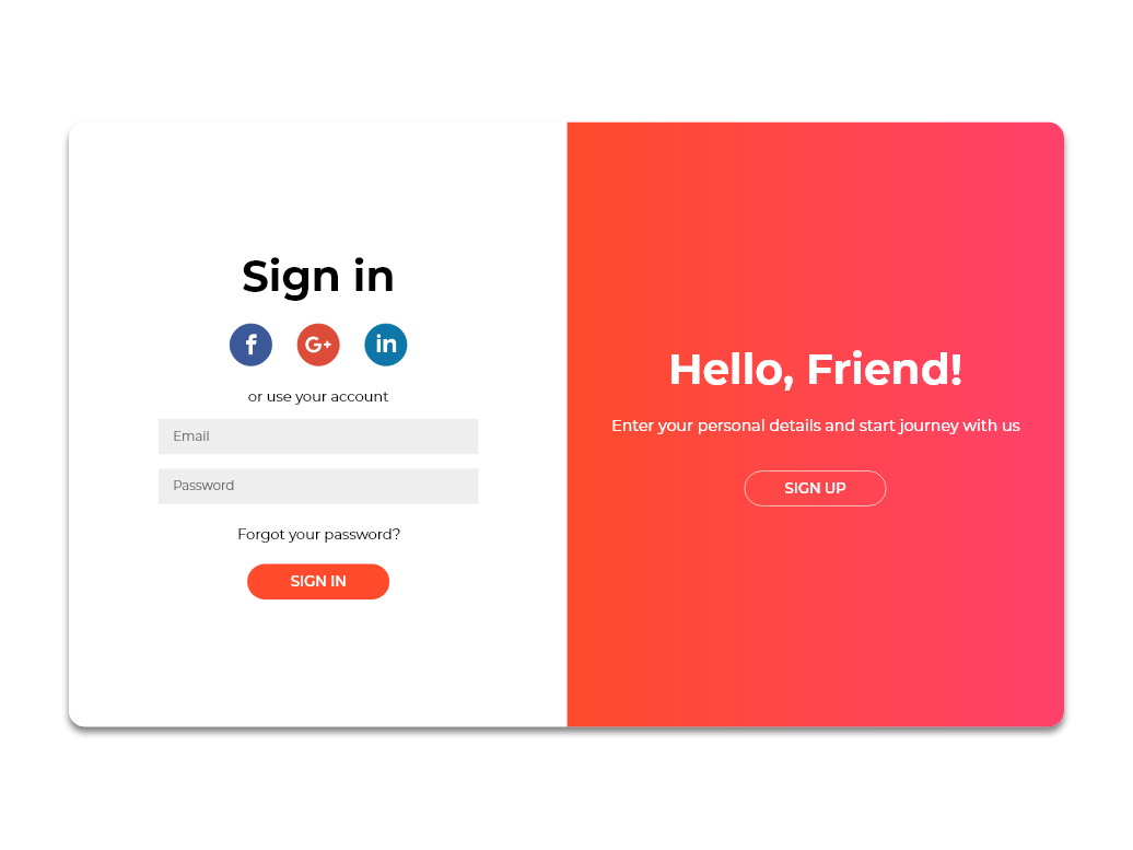 Sign In Form UI by Muhammad Maavia on Dribbble