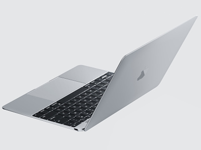 MacBook Pro - I N V I Z 3d 3d render 3d rendering apple branding design logo macbook product ui