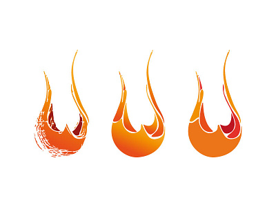 Fireball adobe shape fire ball illustrator
