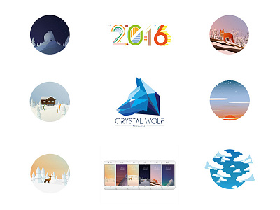 Best of 2015 2015 2016 best illustration logo nine sky typo wallpaper winter