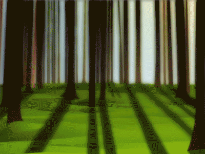 mood 3 animation forest gif gradient light mood relax trees